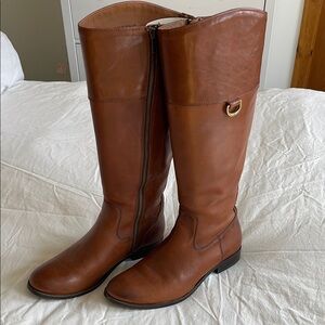 Frye Women's Melissa D Ring Heeled Boots - Brown Leather